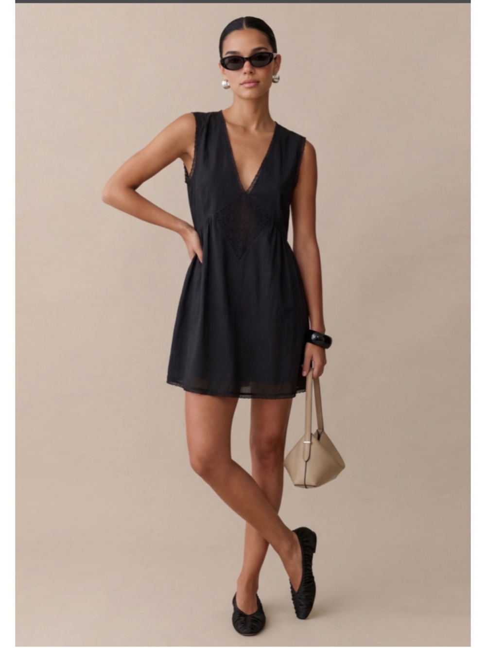 Women's Kourt Black Mini Dress
